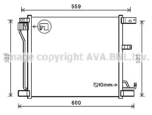 AVA QUALITY COOLING Конденсатор, кондиционер DNA5401